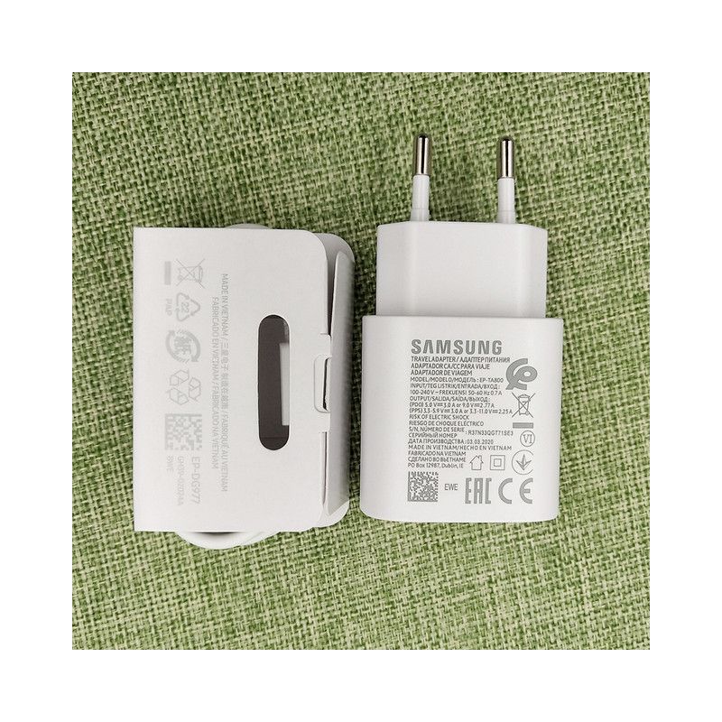 Original Samsung 25W Charger Galaxy A13 A53 A73 S22 S21 S20 FE 5G Super Fast Charge Usb Pd Type C Cable For A52 A72 F52 Chargeur