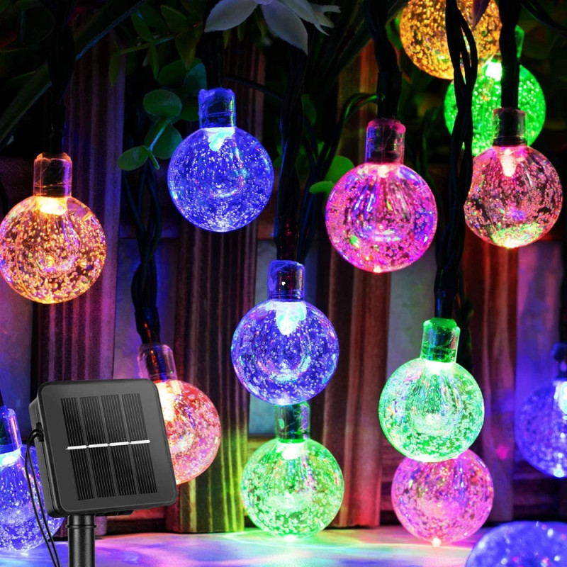 Solar String Lights Outdoor Waterproof Solar Powered Patio Lights for Garden, Lawn, Gazebo, Porch, Yard, Wedding, Party Decor