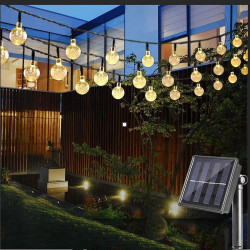 Solar String Lights Outdoor Waterproof Solar Powered Patio Lights for Garden, Lawn, Gazebo, Porch, Yard, Wedding, Party Decor