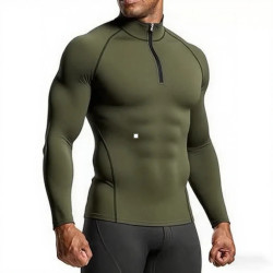 Men Sportswear Fitness Shirts Slim Long sleeve Gym T-shirt Running Top Tee Tights Training Compression Clothes Sport T Shirt Men