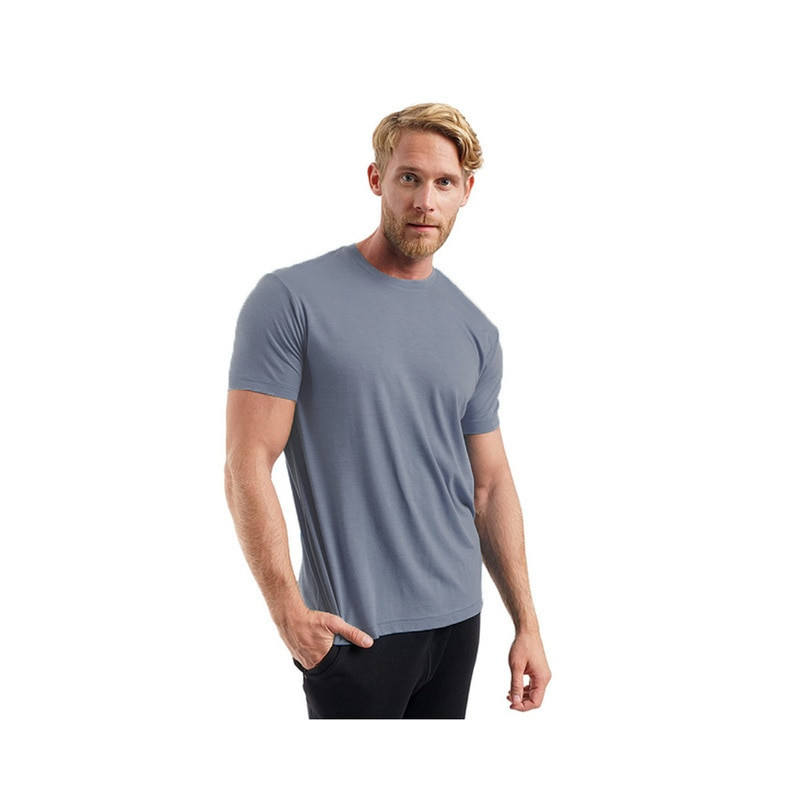 100 Superfine Merino Wool T shirt Men Base Layer Shirt Wicking Breathable Quick Dry Anti-Odor No-itch USA Size
