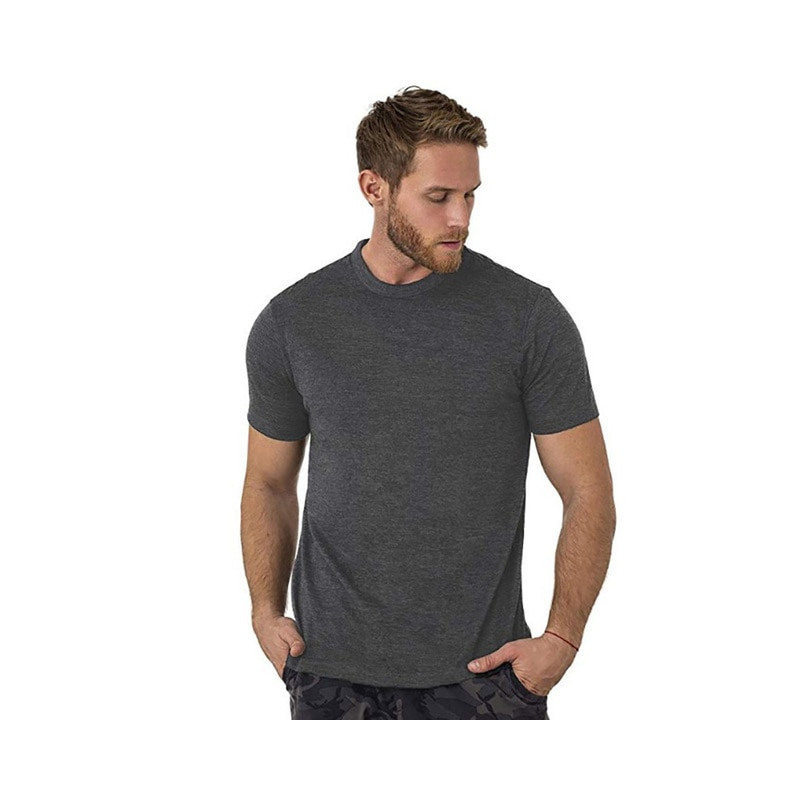 100 Superfine Merino Wool T shirt Men Base Layer Shirt Wicking Breathable Quick Dry Anti-Odor No-itch USA Size