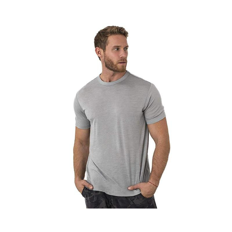 100 Superfine Merino Wool T shirt Men Base Layer Shirt Wicking Breathable Quick Dry Anti-Odor No-itch USA Size