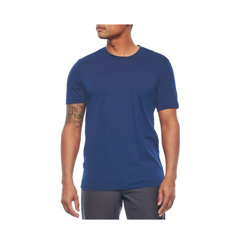 100 Superfine Merino Wool T shirt Men Base Layer Shirt Wicking Breathable Quick Dry Anti-Odor No-itch USA Size