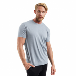 100 Superfine Merino Wool T shirt Men Base Layer Shirt Wicking Breathable Quick Dry Anti-Odor No-itch USA Size