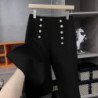 Woolen Wide-leg Pants Women Autumn Winter Korean Straight Suit Pants Female Harajuku High Waist Solid Color Casual Trousers