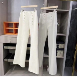 Woolen Wide-leg Pants Women Autumn Winter Korean Straight Suit Pants Female Harajuku High Waist Solid Color Casual Trousers