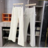 Woolen Wide-leg Pants Women Autumn Winter Korean Straight Suit Pants Female Harajuku High Waist Solid Color Casual Trousers