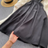 French Vintage Autumn Dress Female Design Sense Of Small Masses Satin Face Light Luxury Ladies Little Black Dress