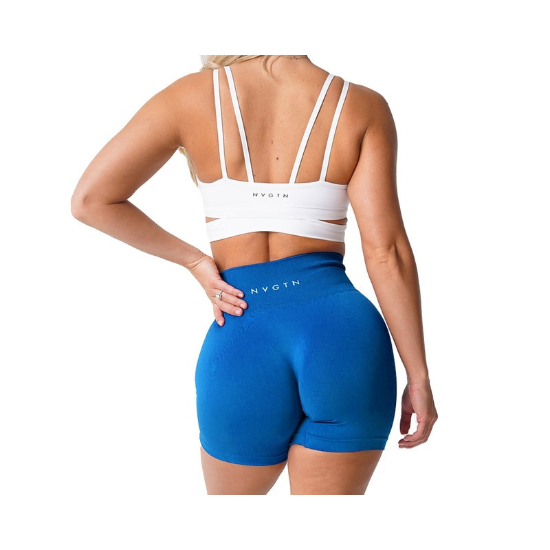 NVGTN Lycra Spandex Solid Seamless Shorts Women Soft Workout Tights Fitness Outfits Yoga Pants Gym Wear