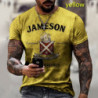 Men&39s T-shirt Vintage 3D Print Vintage European and American Street Style Short Sleeve T-shirt Men&39s O-Neck Oversize Top