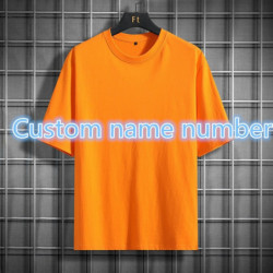 2022 Pure Cotton Short Sleeve Summer New Men Fashion Casual Loose Men Solid Color Half Sleeve Top