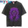 Hip Hop Vintage T-shirt Men Streetwear Harajuku Japanese Anime Naruto Print T-shirt Summer Fashion Short Sleeve Cotton T Shirt 2