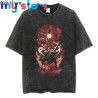 Hip Hop Vintage T-shirt Men Streetwear Harajuku Japanese Anime Naruto Print T-shirt Summer Fashion Short Sleeve Cotton T Shirt 3