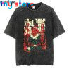 Hip Hop Vintage T-shirt Men Streetwear Harajuku Japanese Anime Naruto Print T-shirt Summer Fashion Short Sleeve Cotton T Shirt 8