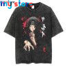 Hip Hop Vintage T-shirt Men Streetwear Harajuku Japanese Anime Naruto Print T-shirt Summer Fashion Short Sleeve Cotton T Shirt 1