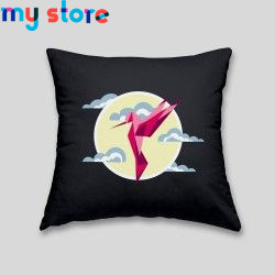 Hummingbird cushion