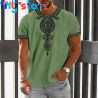 Vintage Ethnic T-shirt 3d Print Clothing O-neck Men Tops Oversized Short Sleeve Tee Summer Loose Male Streetwear Mens Clothes 2 