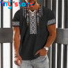 Vintage Ethnic T-shirt 3d Print Clothing O-neck Men Tops Oversized Short Sleeve Tee Summer Loose Male Streetwear Mens Clothes 18