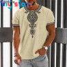 Vintage Ethnic T-shirt 3d Print Clothing O-neck Men Tops Oversized Short Sleeve Tee Summer Loose Male Streetwear Mens Clothes 32