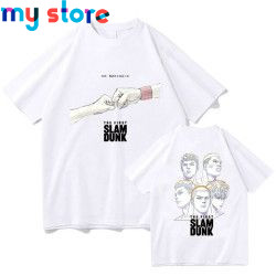 Anime Slam Dunk T-Shirt for Men Sakuragi Hanamichi Kaede Rukawa Tee Oversized T Shirt Japanese Manga Women Short Sleeve 2 - My s