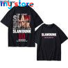 Anime Slam Dunk T-Shirt for Men Sakuragi Hanamichi Kaede Rukawa Tee Oversized T Shirt Japanese Manga Women Short Sleeve 11 - My 
