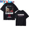 Anime Slam Dunk T-Shirt for Men Sakuragi Hanamichi Kaede Rukawa Tee Oversized T Shirt Japanese Manga Women Short Sleeve 12 - My 