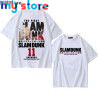 Anime Slam Dunk T-Shirt for Men Sakuragi Hanamichi Kaede Rukawa Tee Oversized T Shirt Japanese Manga Women Short Sleeve 14 - My 