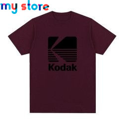 Kodak Photography Logo Vintage T-shirt Korea Camera Film Retro Cotton Men T shirt New Tee Tshirt Womens Tops 1 - My shop 