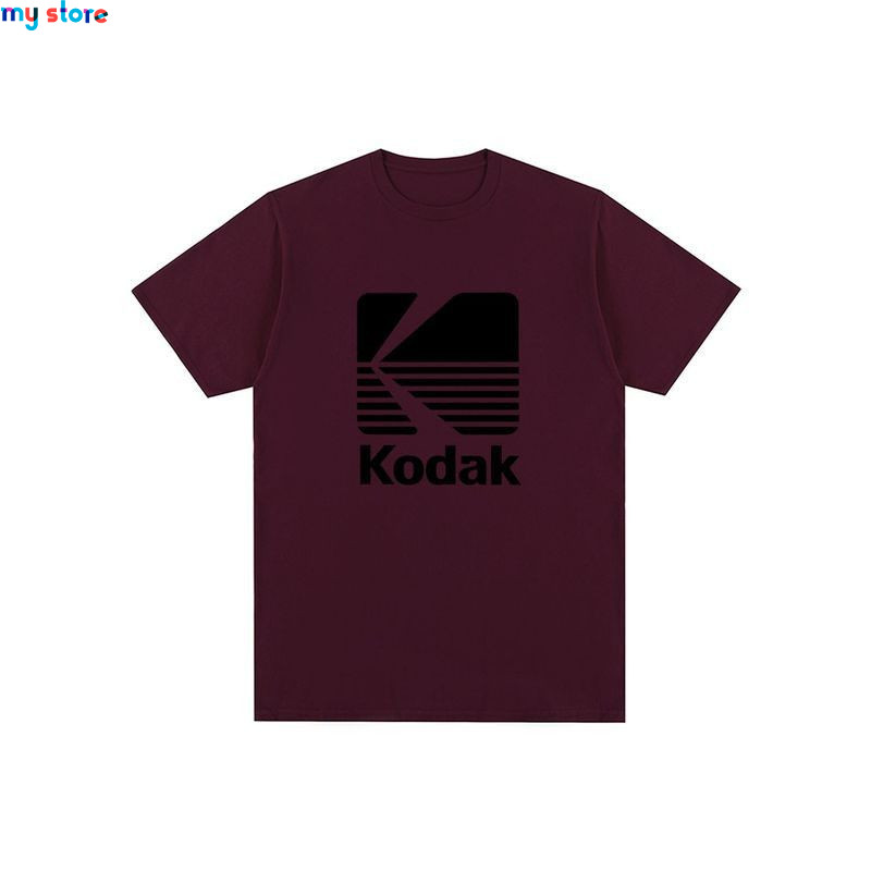 Kodak Photography Logo Vintage T-shirt Korea Camera Film Retro Cotton Men T shirt New Tee Tshirt Womens Tops 1 - My shop 