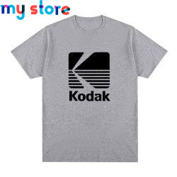 Kodak Photography Logo Vintage T-shirt Korea Camera Film Retro Cotton Men T shirt New Tee Tshirt Womens Tops 2 - My shop 