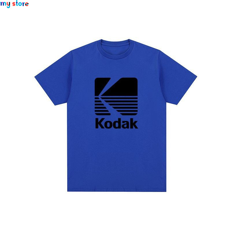 Kodak Photography Logo Vintage T-shirt Korea Camera Film Retro Cotton Men T shirt New Tee Tshirt Womens Tops 4 - My shop 