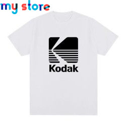 Kodak Photography Logo Vintage T-shirt Korea Camera Film Retro Cotton Men T shirt New Tee Tshirt Womens Tops 5 - My shop 