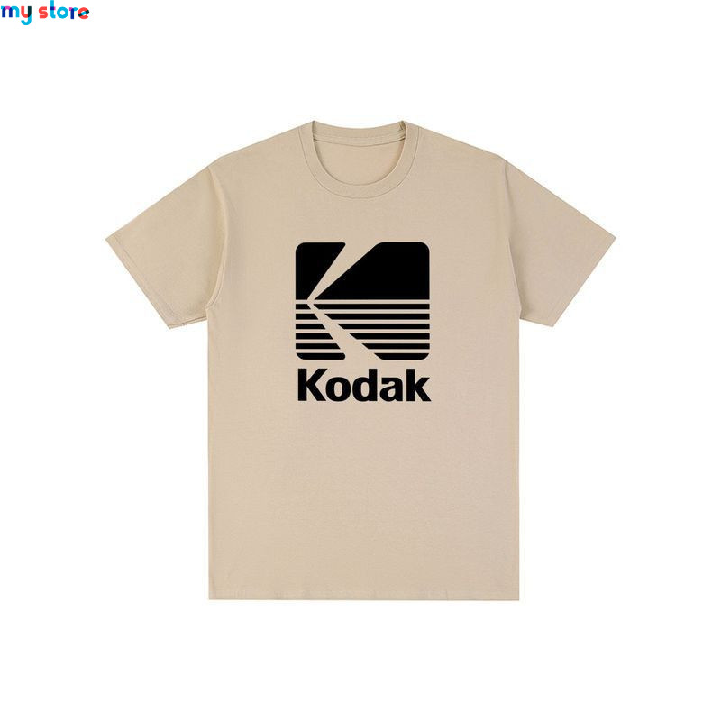Kodak Photography Logo Vintage T-shirt Korea Camera Film Retro Cotton Men T shirt New Tee Tshirt Womens Tops 6 - My shop 
