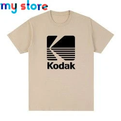 Kodak Photography Logo Vintage T-shirt Korea Camera Film Retro Cotton Men T shirt New Tee Tshirt Womens Tops 9 - My shop 