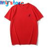 KANGOL Brand Men's Ice Cool Cotton Breathable High Elasticity Moisture wicking Solid Color Plus Size Short Sleeve 9 - My shop 