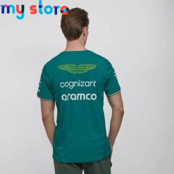 2023 Aston Martin F1 Team T-shirts, Spanish Racing Driver Fernando Alonso 14 and STROLL 18 Oversized T-shirts High Quality T-shi