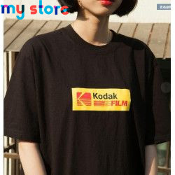 2023 Summer Men Women Tee INS Korean Fashion Retro Loose Wild Letter Short-sleeved Cotton T shirt Oversized Tops Unisex Y2k Tee 