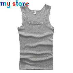 2020 Summer Plus Size Men Clothing Tank Tops Black White Gray Singlets Sleeveless Fitness Men Vest Casual Bodybuilding Vest New 