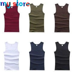 2020 Summer Plus Size Men Clothing Tank Tops Black White Gray Singlets Sleeveless Fitness Men Vest Casual Bodybuilding Vest New 