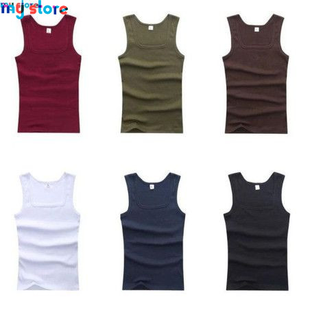 2020 Summer Plus Size Men Clothing Tank Tops Black White Gray Singlets Sleeveless Fitness Men Vest Casual Bodybuilding Vest New 