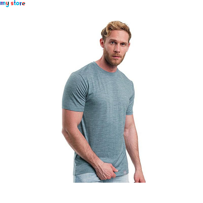 100 Merino Wool T Shirt Men Merino Wool T Shirt Base Layer Merino Wool Shirt Soft Wicking Breathable Anti-Odor No-itch USA Size 