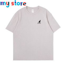 KANGOL Brand Men's T-Shirt Cotton High Quality Short Sleeve Men's T-Shirt Solid Casual Men's Shirt Black Black Green 15 - My sho