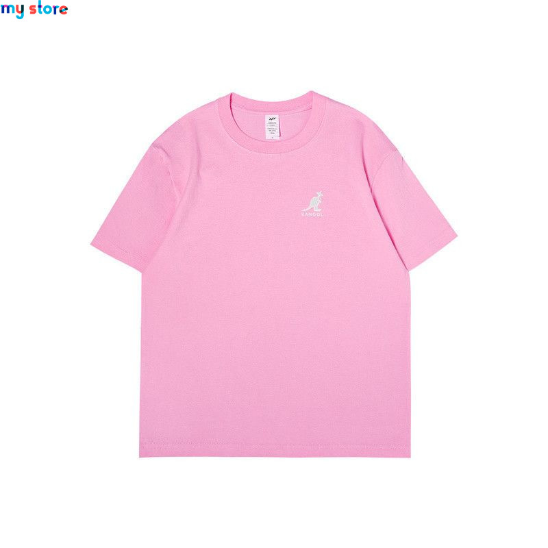 KANGOL Brand Men's T-Shirt Cotton High Quality Short Sleeve Men's T-Shirt Solid Casual Men's Shirt Black Black Green 26 - My sho