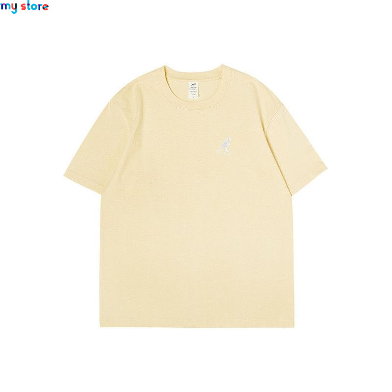 KANGOL Brand Men's T-Shirt Cotton High Quality Short Sleeve Men's T-Shirt Solid Casual Men's Shirt Black Black Green 27 - My sho