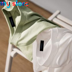 KANGOL Brand Men's T-Shirt Cotton High Quality Short Sleeve Men's T-Shirt Solid Casual Men's Shirt Black Black Green 33 - My sho