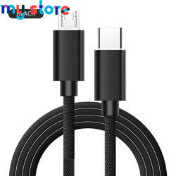 USB Type C To Micro USB 5A Fast Charging Adapter Cable PD 100W QC4.0 Quick Charger Data Cable For Macbook Samsung Xiaomi Huawei 