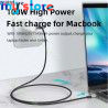 USB Type C to USB C 3.1 Gen2 10Gbps Cable PD 100W 5A QC4.0 3.0 Fast Charging Cable For MacBook 4k 60Hz Type C Video Cable 1/2/3M