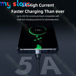 USB Type C to USB C 3.1 Gen2 10Gbps Cable PD 100W 5A QC4.0 3.0 Fast Charging Cable For MacBook 4k 60Hz Type C Video Cable 1/2/3M