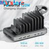 Unitek USB C Charging Station 120W Fast Charging Stand with Type-C PD 60W 6 Ports Charging Dock for iPhone iPad Airpods MacBook 